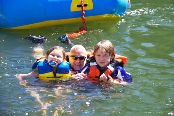 The Warm Water of the Rogue is Great For Swimming Swimming and Rafting the Rogue River