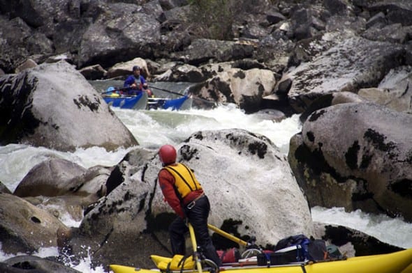 The bottom drop of Fall Creek Rapid The bottom drop of Fall Creek Rapid