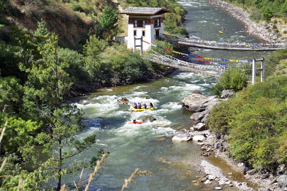 Rafting and Kayaking the Paro Chhu Rafting and Kayaking the Paro Chhu