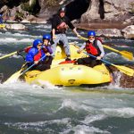 Rafting on the Thimpu Chhu. Photo Courtesy of DeRiemer Adventure Kayaking.