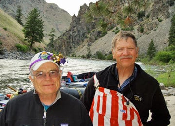 Dick & Joe on Idaho's Middle Fork of the Salmon River