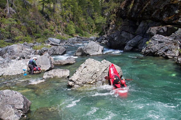 J.R. Having Some Fun on the Wild and Scenic Chetco River