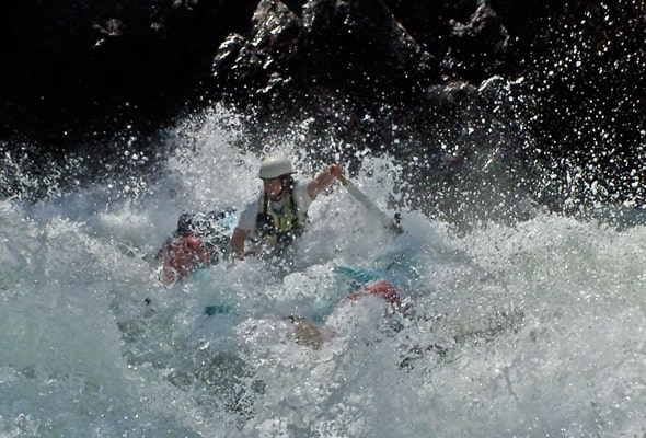 Using Pins and Clips in the Hole at Clavey Falls