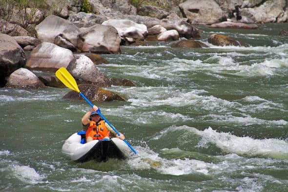 Inflatable Kayaks are Popular on the Rogue River