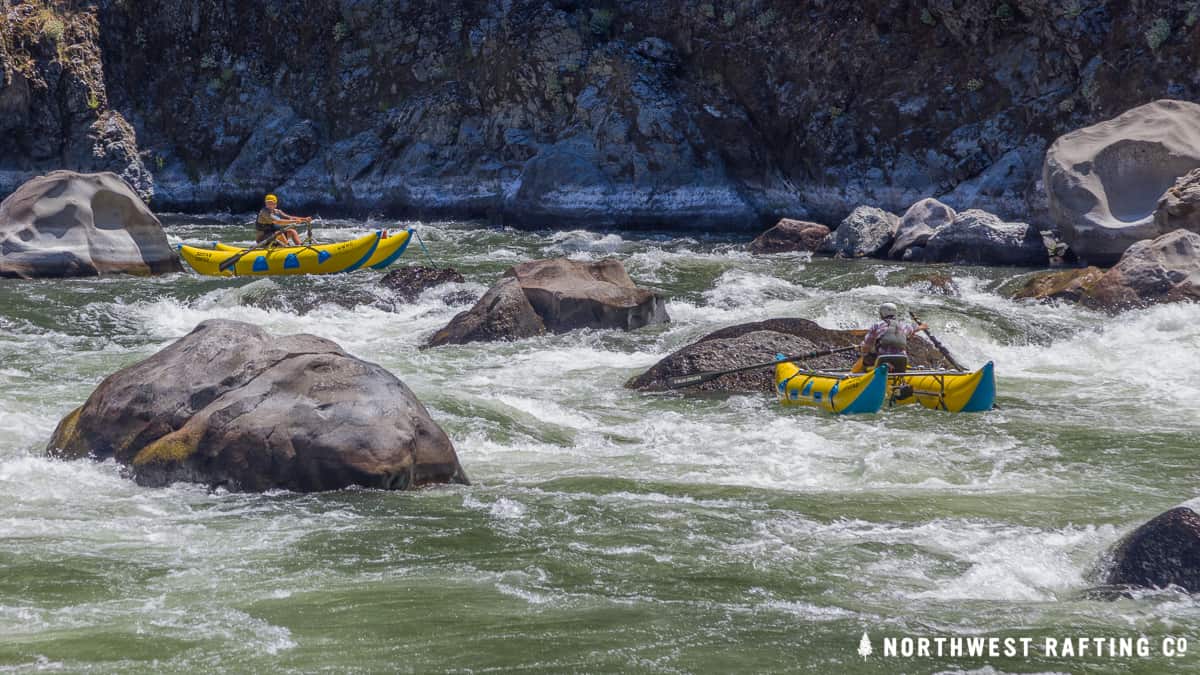 Private one-on-one whitewater rowing instruction