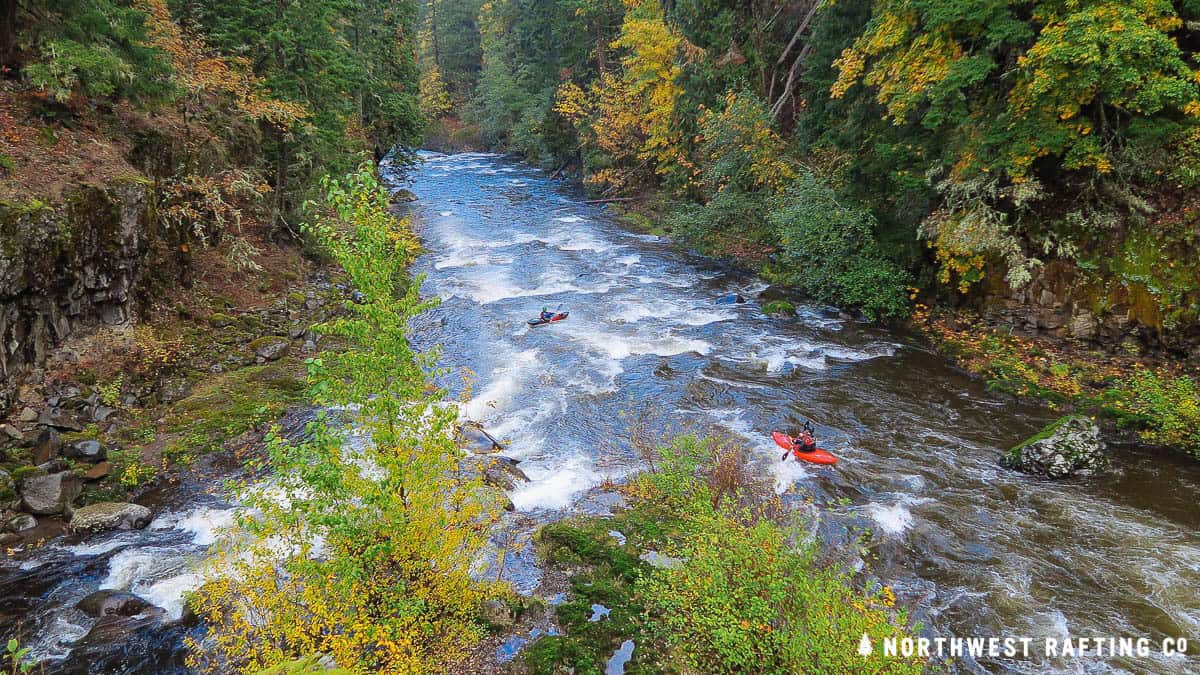 The confluence of the West Fork of the Hood River and Green Point Creek