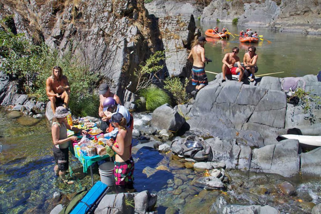 Lunch at Big Windy Creek