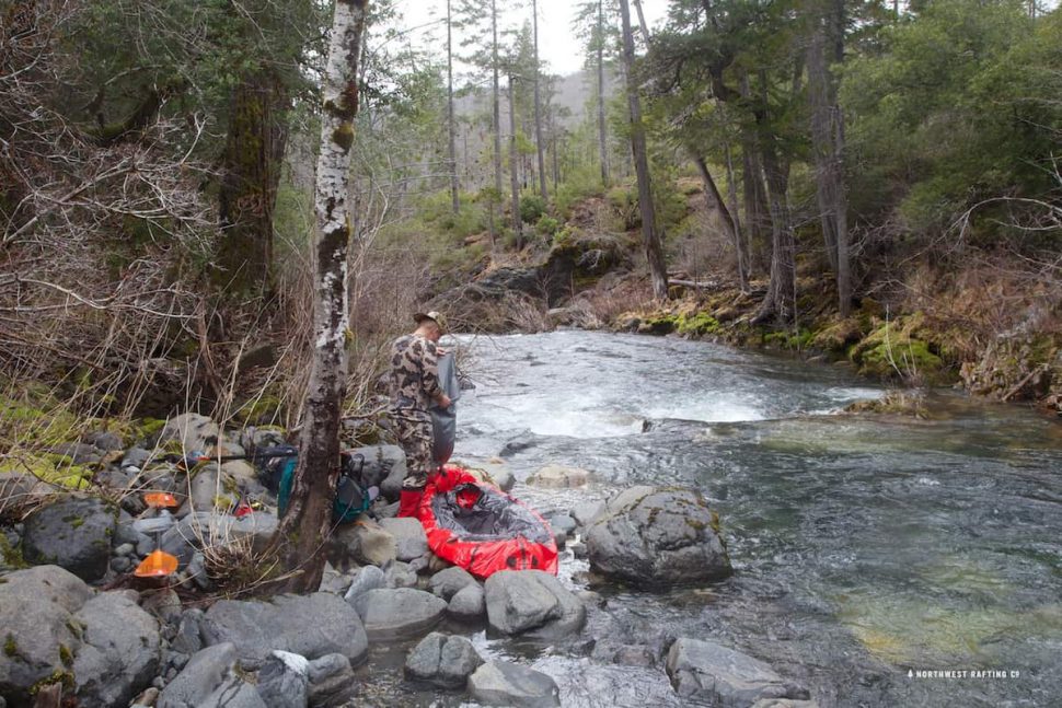 Put-in for Baldface Creek