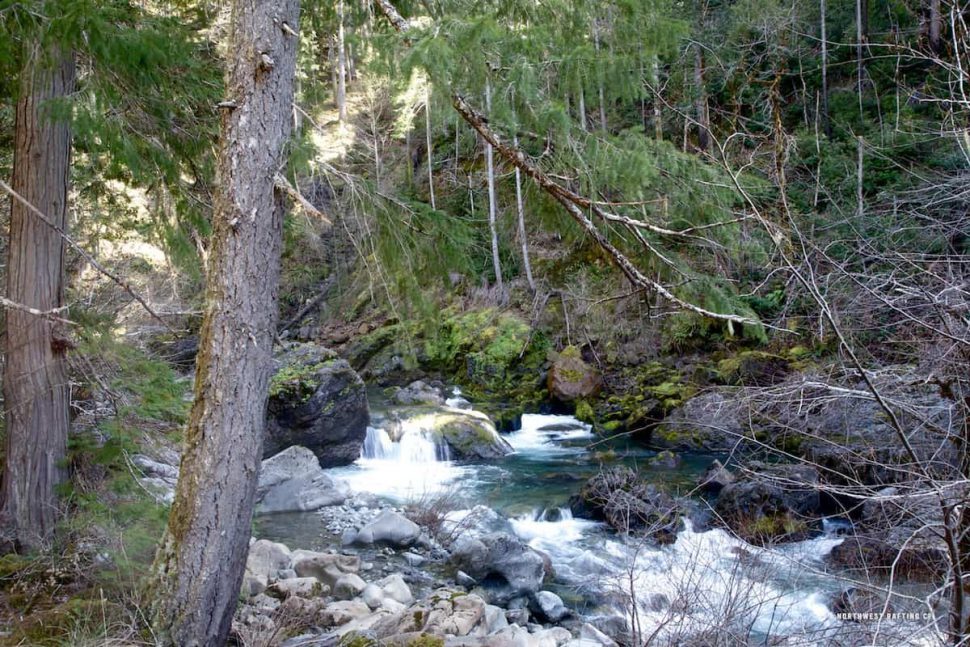 Beautiful rapid on the lower section of Baldface Creek