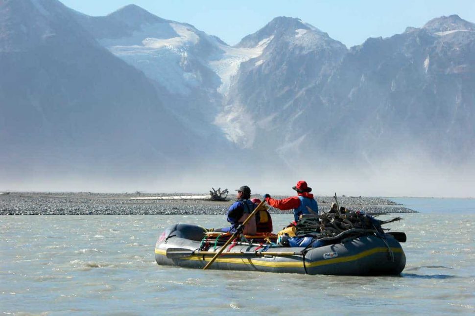 Rafting on the Alsek River