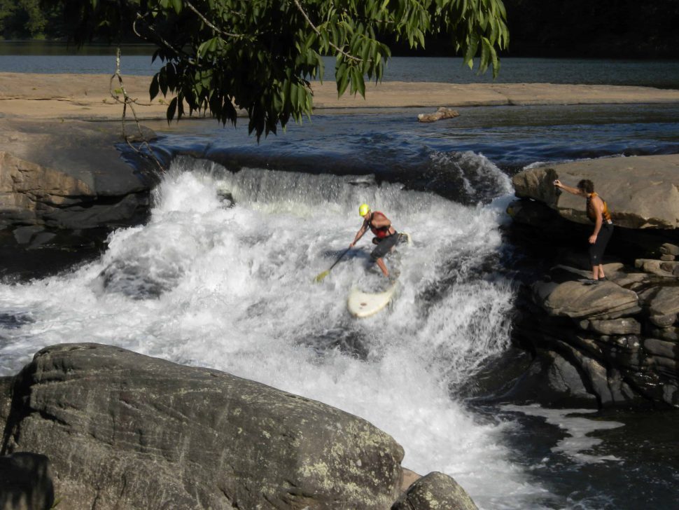 Ian Smith on the Tygart River, West Virginia