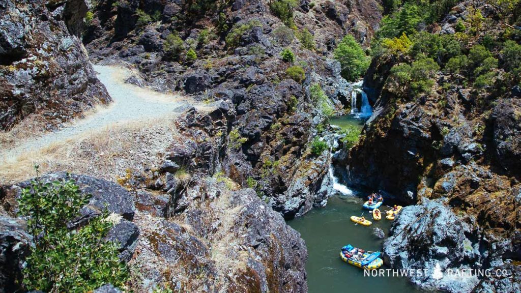 Taking in the beauty of Stair Creek on the Rogue River