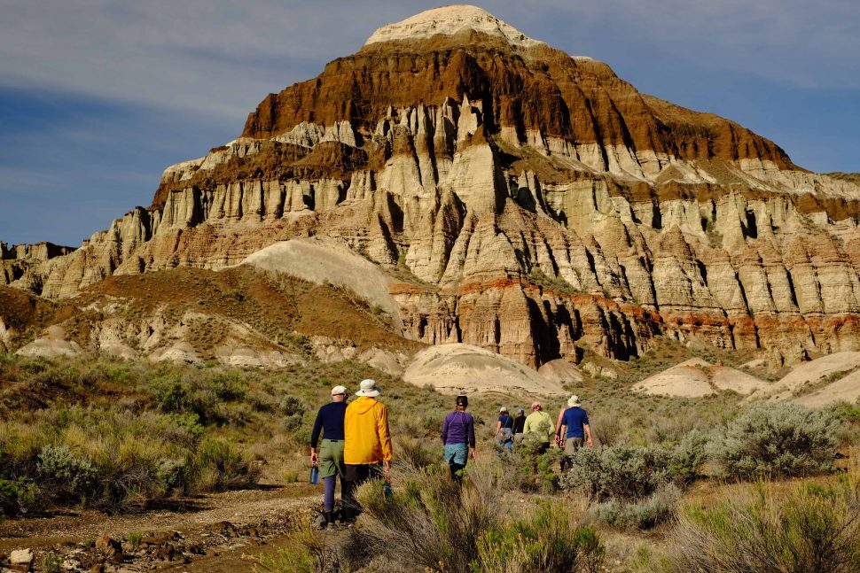 Painted hillsides of the Owyhee River Canyon