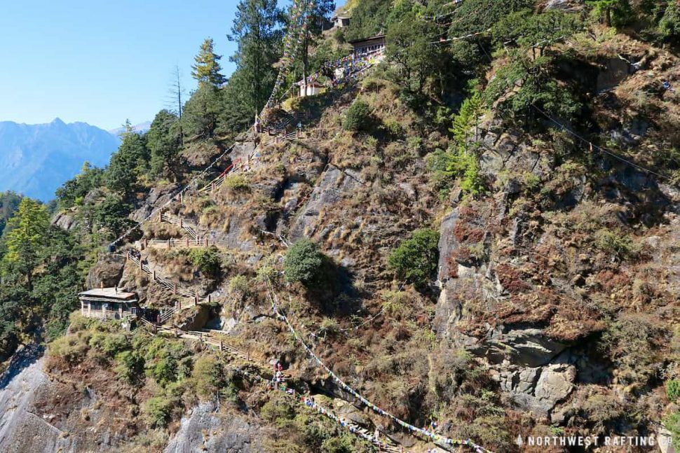The final stair descent on the way to Tiger's Nest