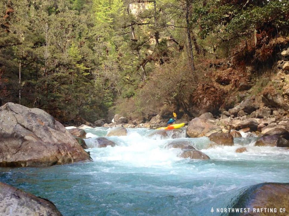 The last rapid before the first Class V+ gorge