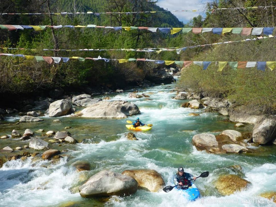 Put-in just below the first Class V+ gorge