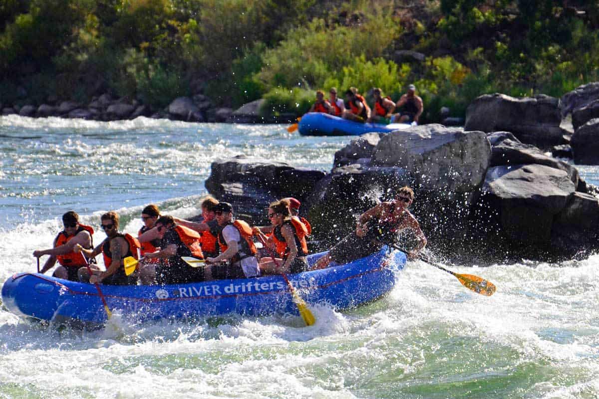 Wapinita Rapid on the Deschutes River