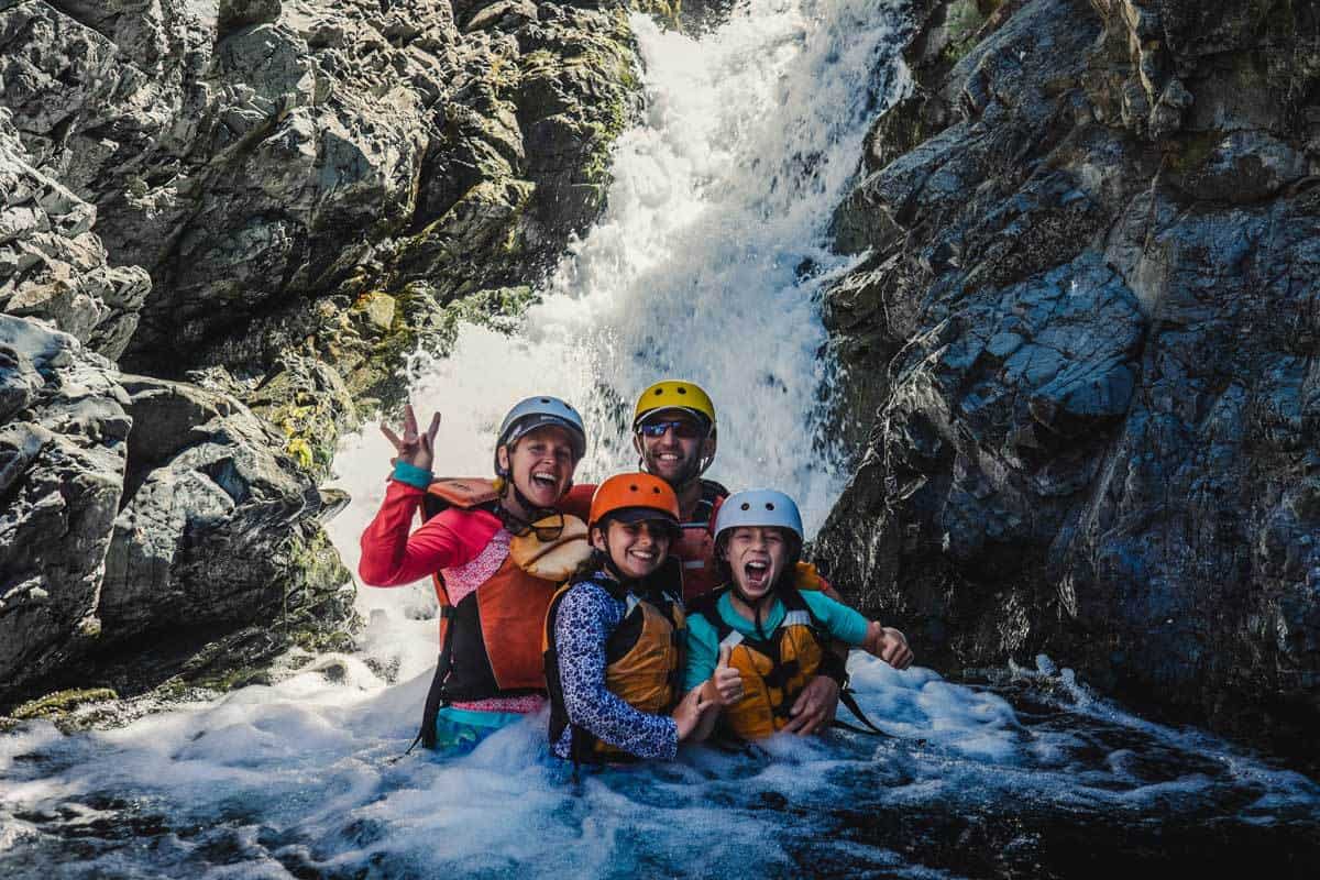 All smiles at Stair Creek on the Rogue River