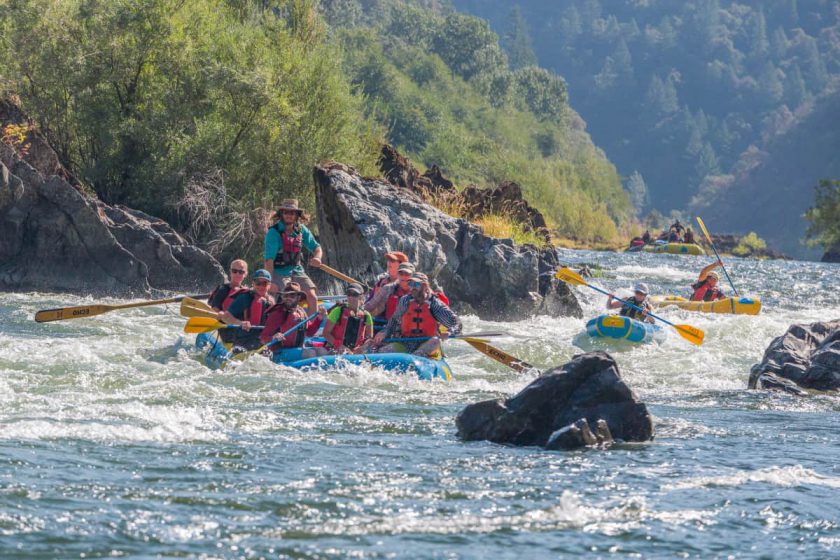 Slim Pickins Rapid on the Rogue River