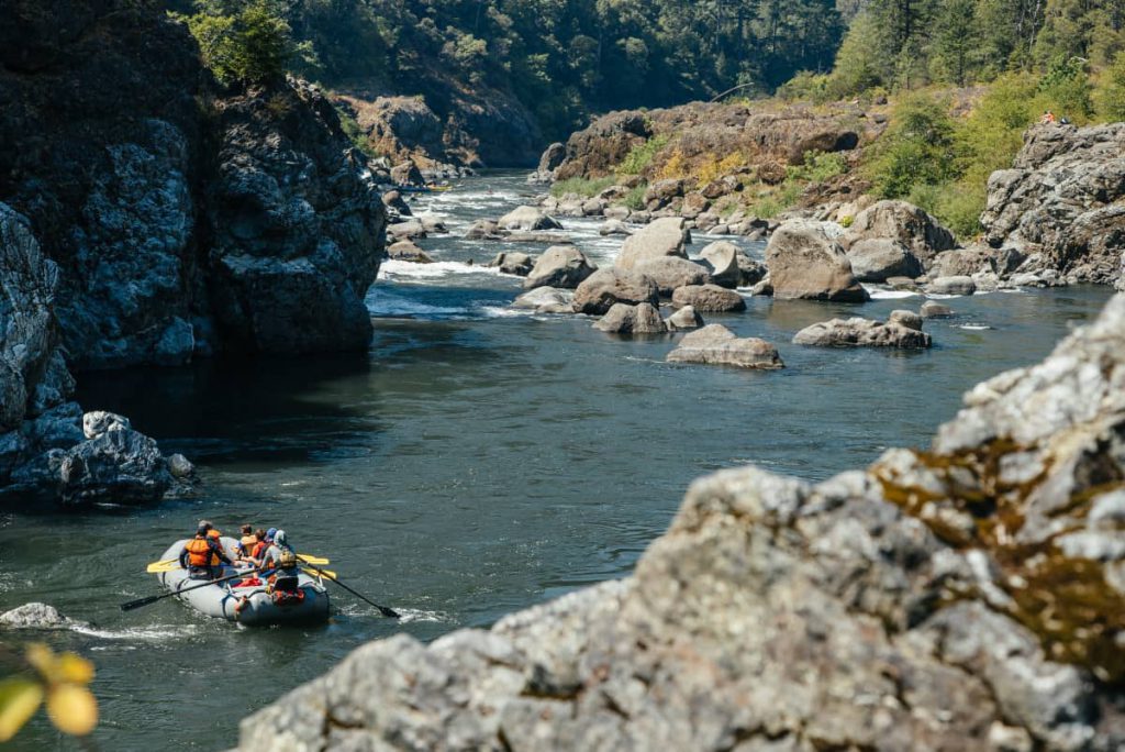 Blossom Bar Rapid on the Rogue River