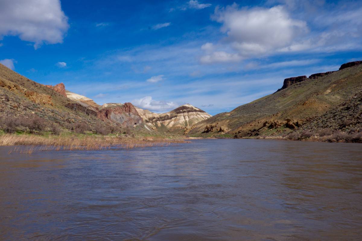 Blue Skies on the Owyhee River