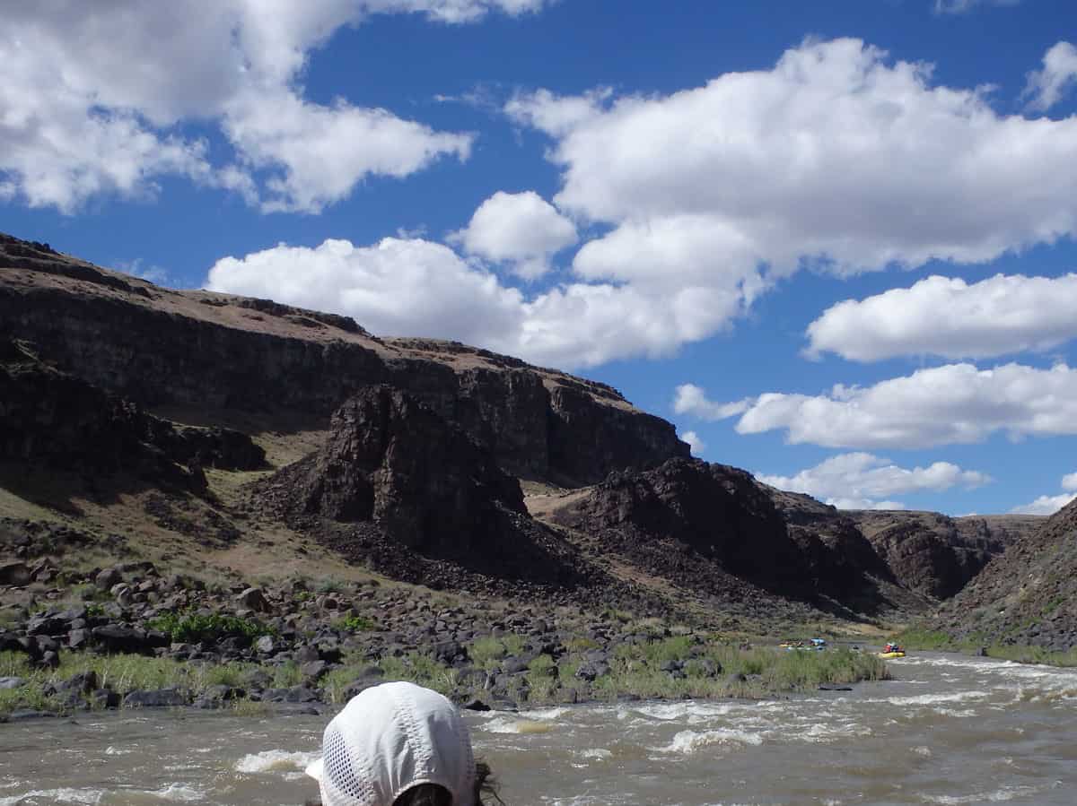 Figure 7. Photo from about river mile 14 (just above Hike Out camp)