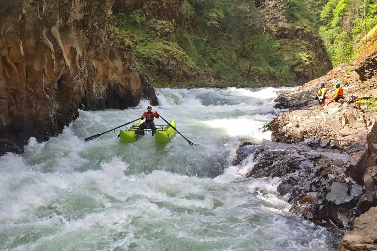 Maravia 12x22 Cataraft on the White Salmon River