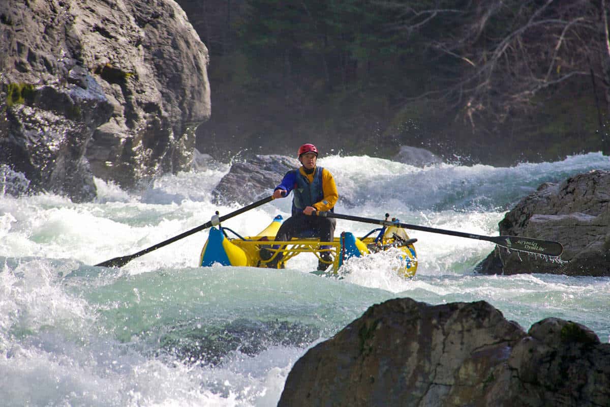 Dave Nissen's SOTAR Cataraft on the Illinois River