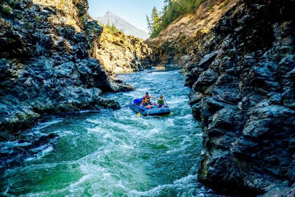 Rafting Through Mule Creek Canyon