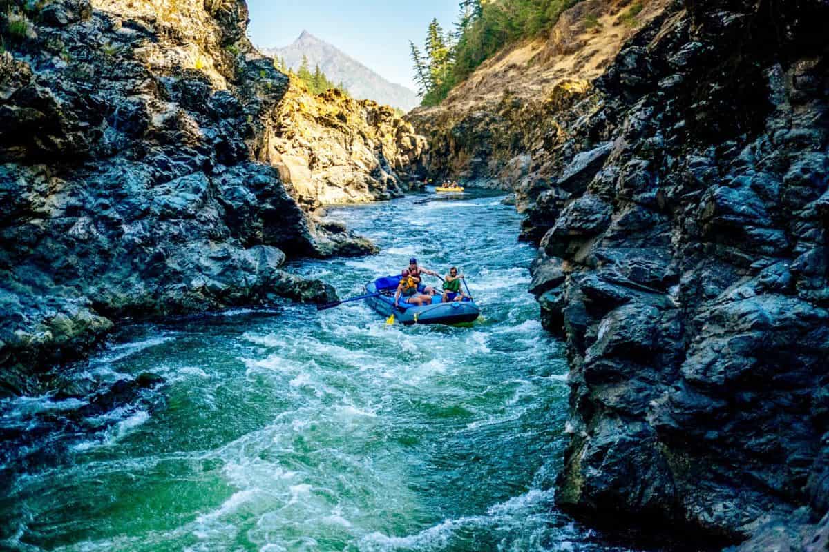 Rafting Through Mule Creek Canyon