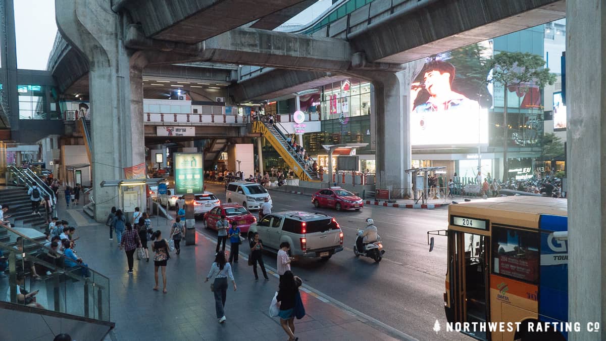 The Siam Metro Station on Sukhumvit Road in Bangkok