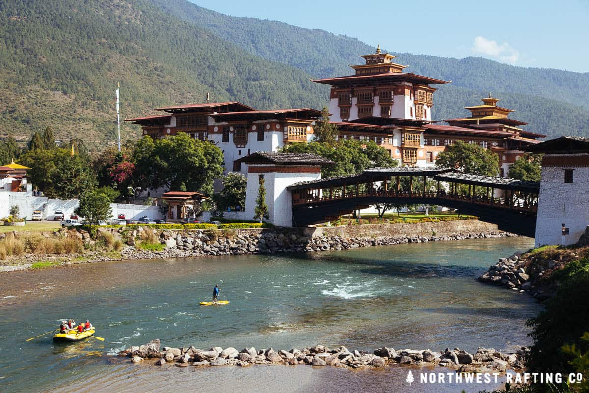 The Punakha Dzong was one of many Dzongs built by Shabdrung Ngawang Namgyal