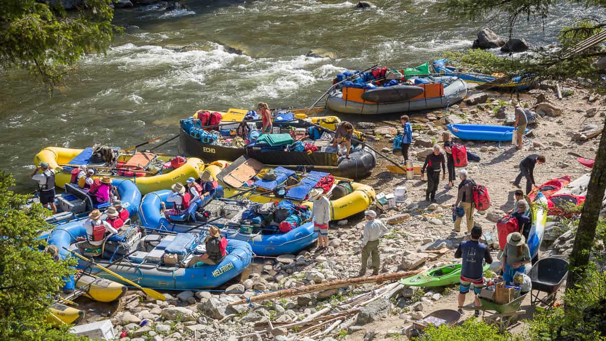Middle Fork of the Salmon River trip beginning at Boundary Creek