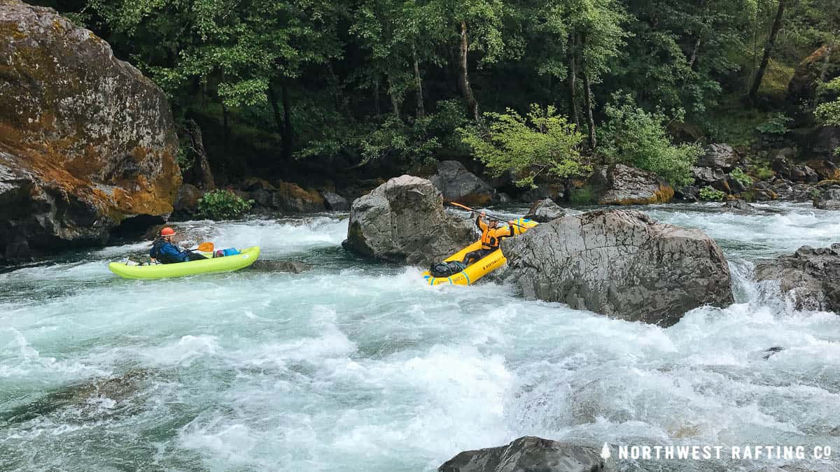 Fun rapid below Boulder Creek on the Chetco River