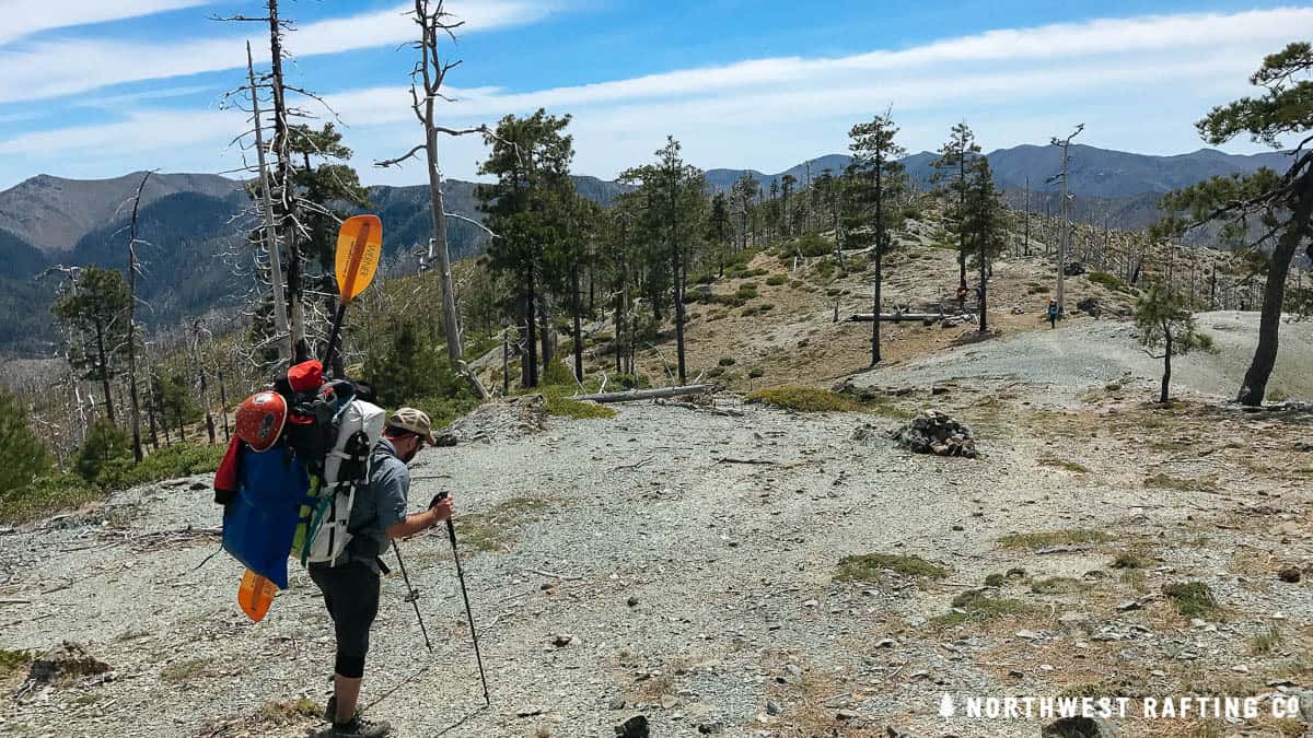 Hiking through the Moonscape on the way to the Chetco River