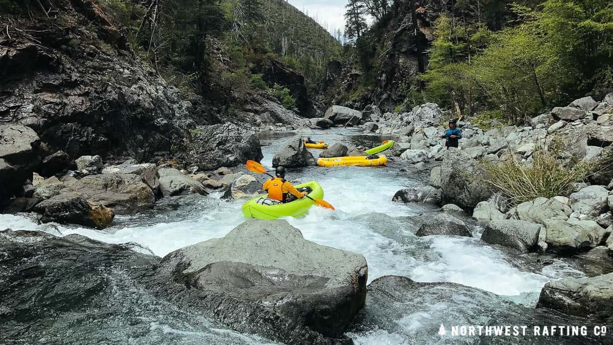 Typical Rapid in the Upper Chetco Gorge