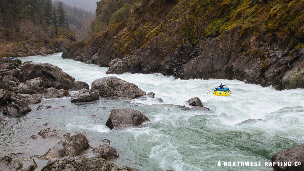 Green Wall Rapid on Oregon's Illinois River