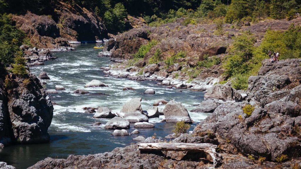 Blossom Bar Rapid on the Rogue River