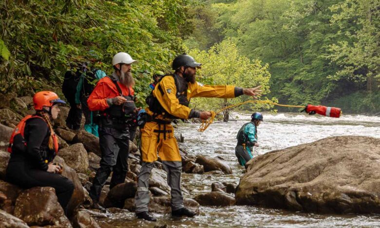 Throw Bag Training for River Guides