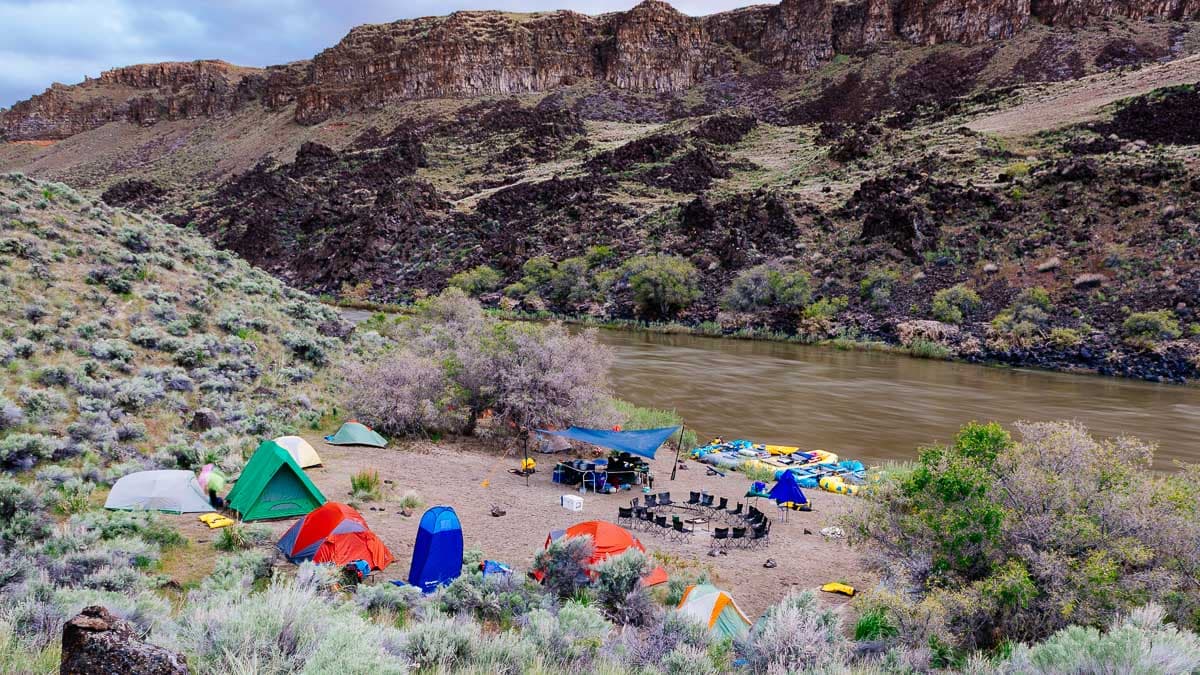 River Camp on the Owyhee River