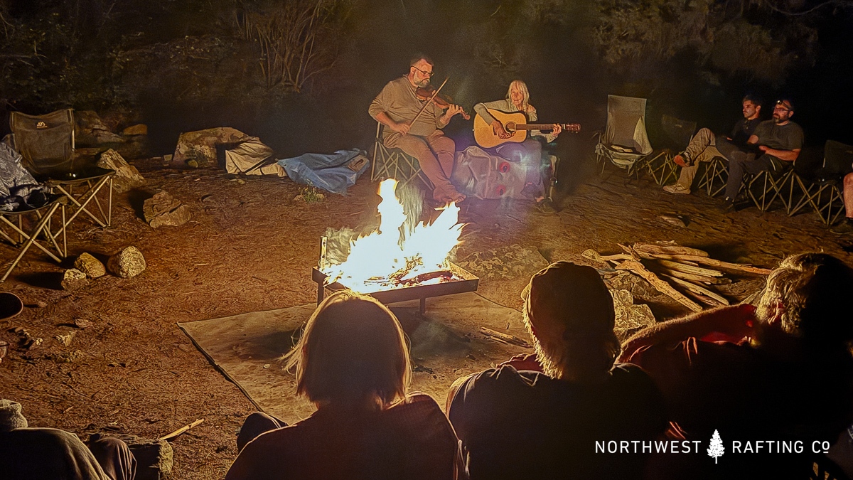 Using a fire pan and fire blanket on the Middle Fork