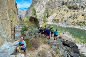 Pictograph wall on the Middle Fork of the Salmon River