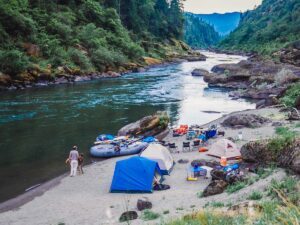 Clay Hill Camp on the Rogue River