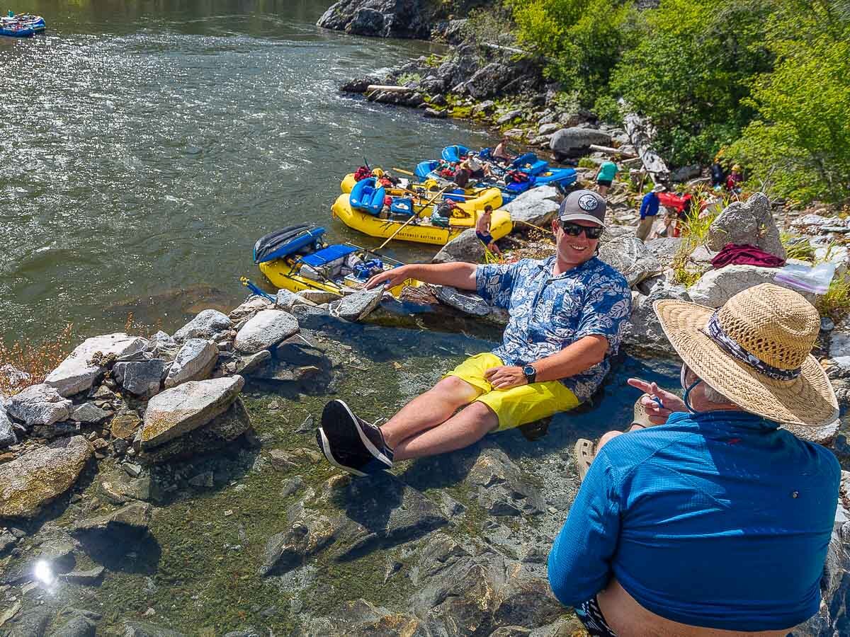 Hot Springs on the Middle Fork of the Salmon River