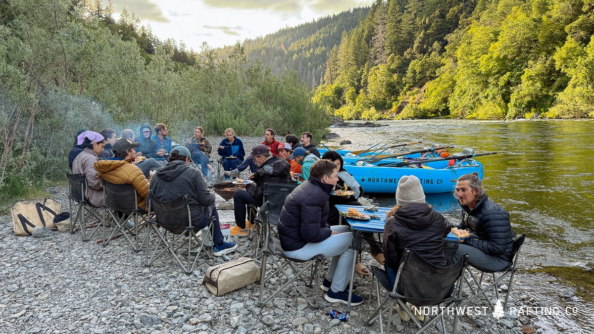Evening on the Rogue River at Missouri Camp