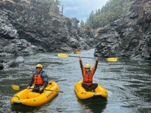 Inflatable Kayaks on the Rogue River
