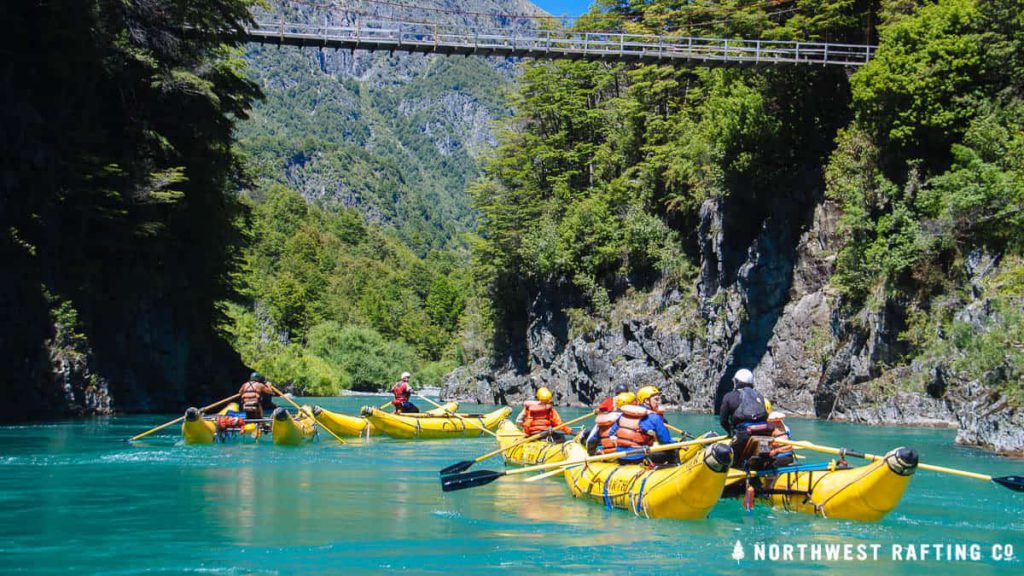 Turquoise Water of the Futaleufu River in Chile