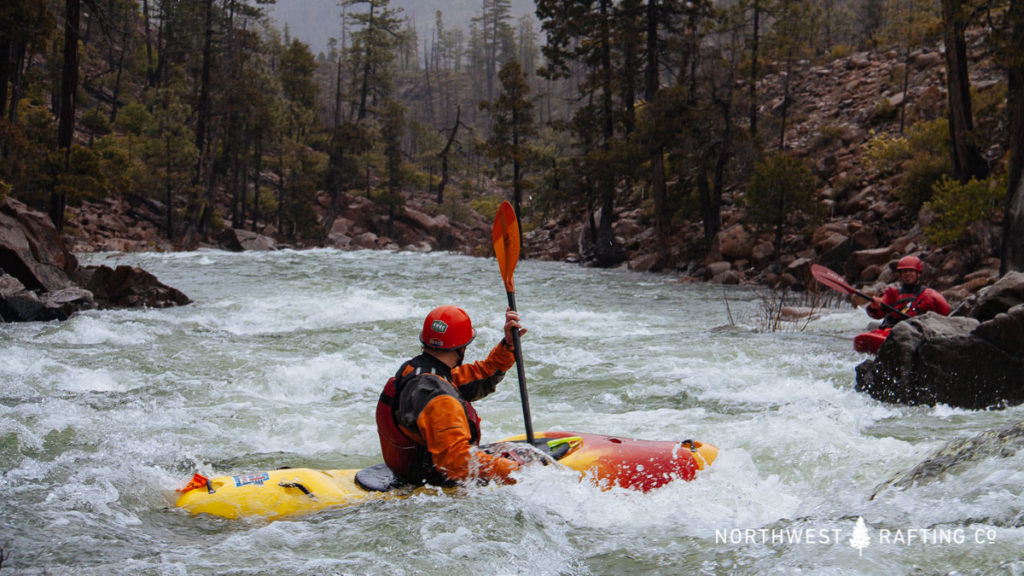 Kayaking the North Fork of Rough and Ready Creek