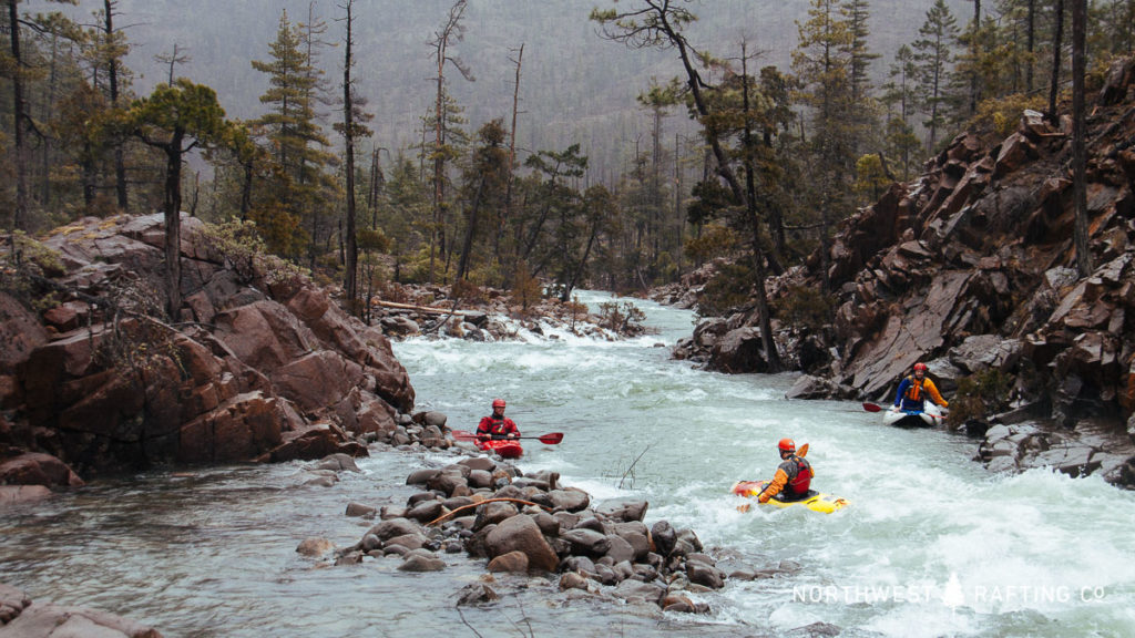 The Island Rapid on the North Fork of Rough and Ready Creek