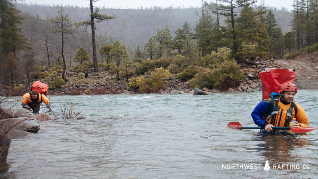 Fording Rough and Ready Creek on our way to the North Fork